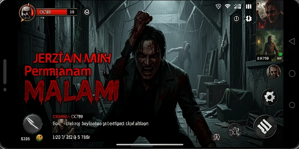 Gameplay CK789 yang menegangkan dengan suasana horor menggigit.