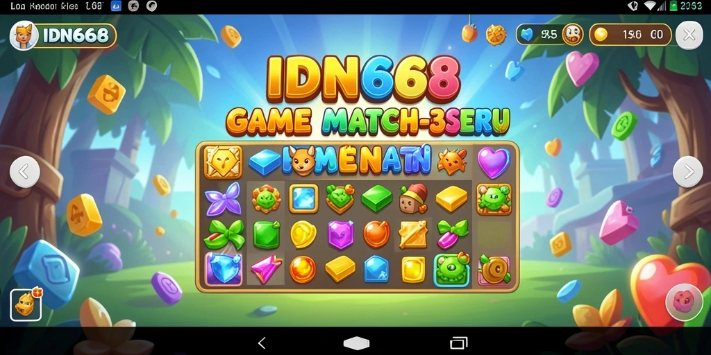 Tampilan gameplay IDN668 yang menantang dan seru.