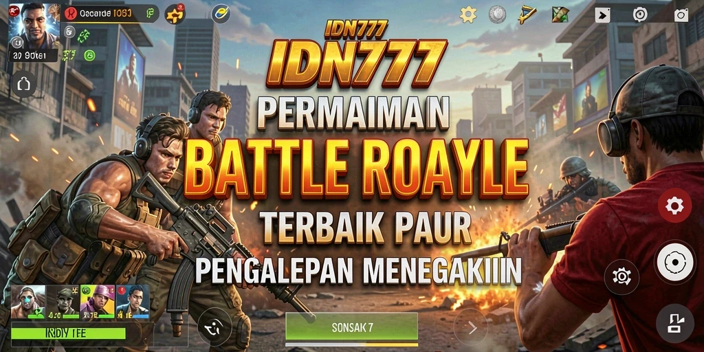 Tangkapan layar menampilkan pemain beraksi dalam pertempuran Battle Royale yang seru.
