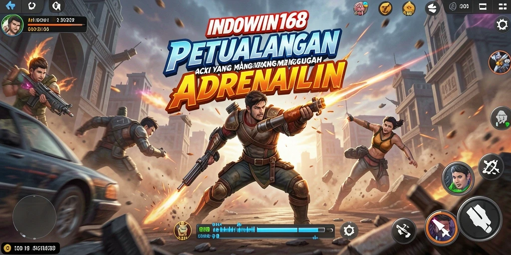 Tangkapan layar INDOWIN168 menampilkan aksi mendebarkan selama permainan.