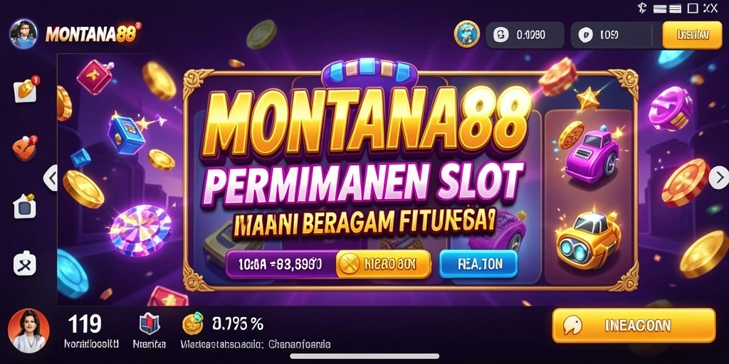 Tampilan gameplay Slot yang menegangkan di MONTANA88.