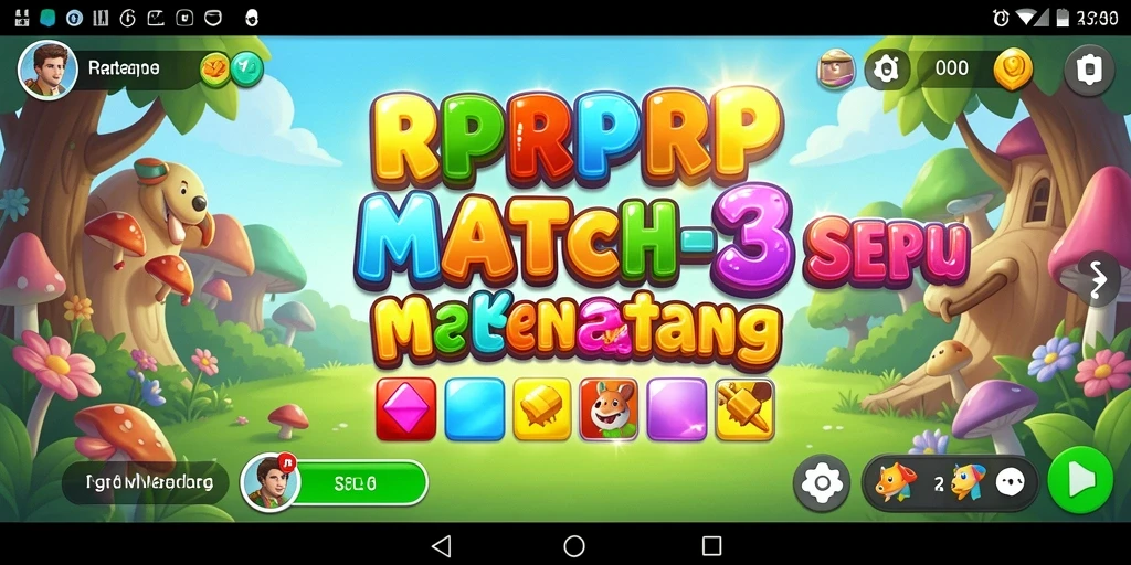 Tampilan gameplay seru dan penuh warna dari RPRPRP.