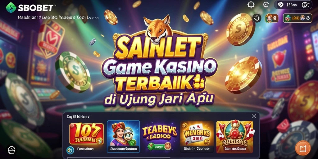 Tampilan mengesankan dari gameplay Kasino SBOBET yang menenangkan.