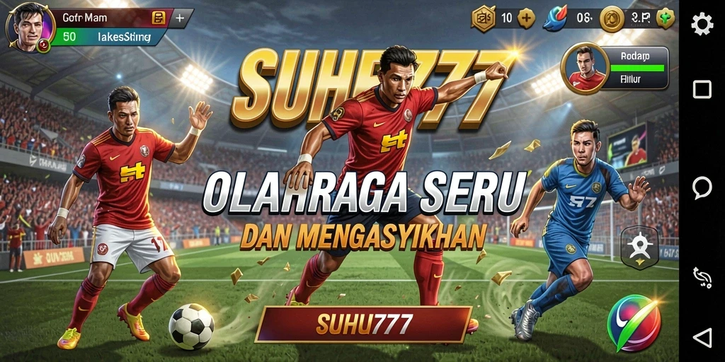 Tangkapan layar SUHU777 menampilkan gameplay seru olahraga yang mendebarkan.