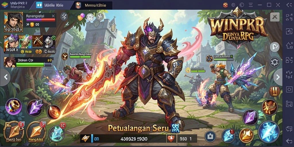 Gameplay seru di WINPKR dengan pertarungan yang mendebarkan.